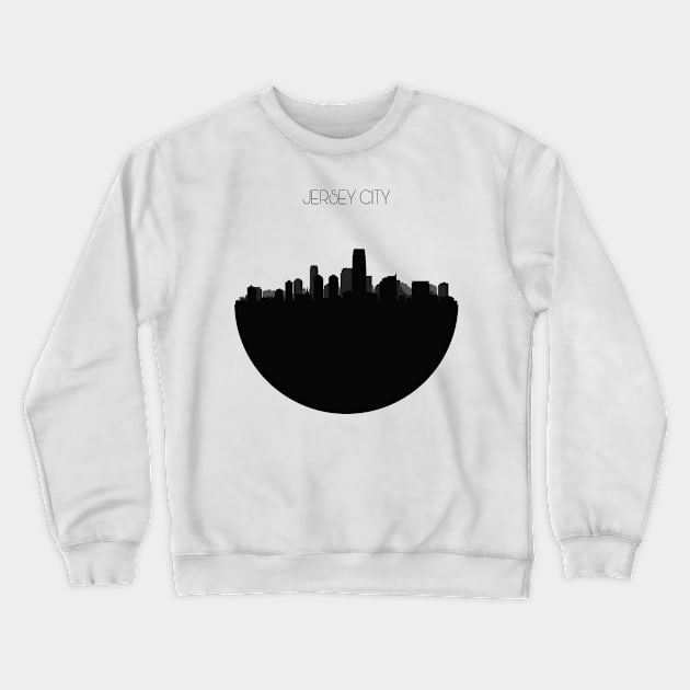 Jersey City Skyline Crewneck Sweatshirt by inspirowl